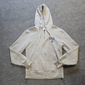 Salve Regina Sweatshirt Womens Size Small Gray Full Zip Hoodie Fall Rush Lounge